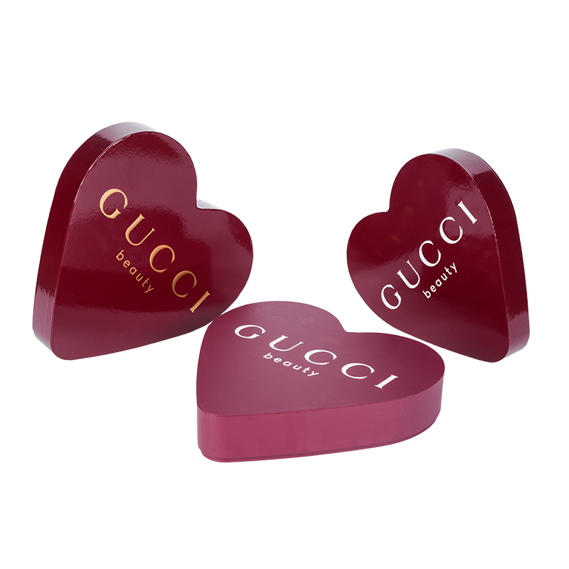 Bosca pacáistithe cosmaideacha barr agus bun clúdach croí-chruthach