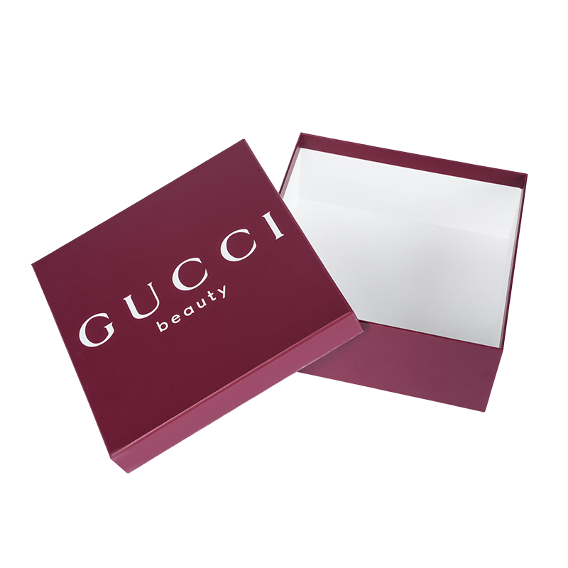 Bosca páipéir clóite fhritháireamh i stíl tarraiceán le haghaidh pacáistiú cúram craicinn