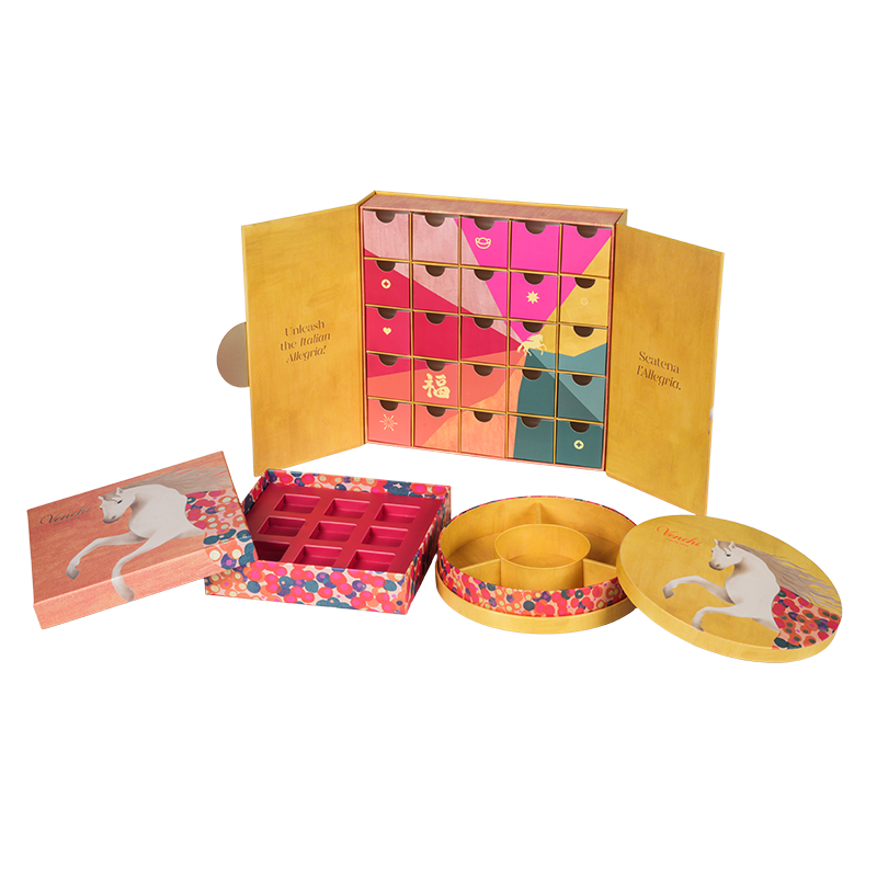 Bosca pacáistiú seacláide doras dúbailte docht