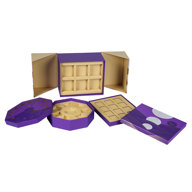 Bosca pacáistiú seacláide doras dúbailte docht